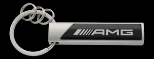 Schlüsselanhänger mit Mercedes-AMG-Logo und schwarzem Einsatz, moderner und eleganter Designstil 1