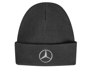 Schwarze Mütze mit Mercedes-Benz Logo 1