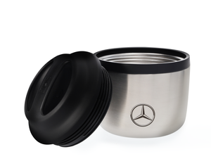 Original Mercedes-Benz Isotherm-Lunchbox 550ml schwarz-silber, Edelstahl - 2