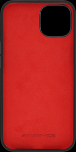 Original Mercedes-AMG Hülle für iPhone® 14 schwarz rot Silikon - 2