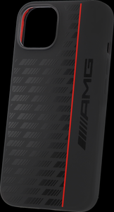 Original Mercedes-AMG Hülle für iPhone® 14 schwarz rot Silikon - 4
