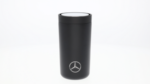 Original Mercedes-Benz To Go Becher Schwarz 0,2 l Edelstahl/Polypropylen - 1