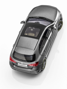Orig. Mercedes-Benz Modellauto A-Klasse W177 AMG Line designo mountaingrau magno 2