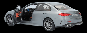 Original Mercedes Benz C-Klasse W206 AMG Line 1:18 Modell Dealer Edition grau 2