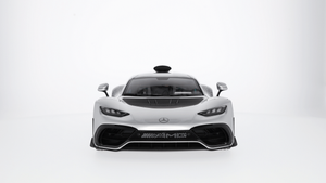 Original AMG 1:12 Modellauto Mercedes-AMG ONE C298 silber/schwarz Sternenmuster 1
