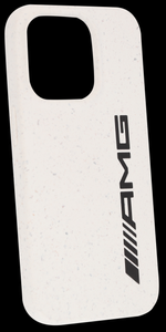 Original Mercedes-AMG Hülle für iPhone® 14 Pro weiß Polyester - 3