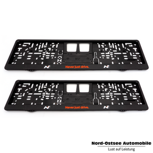 Original Hyundai N Kennzeichenhalter Kennzeichenverstärker Halterung schwarz 1