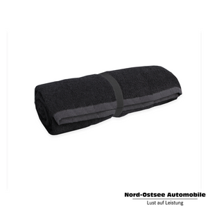 Original Hyundai N Badetuch Handtuch Strandtuch Baumwolle schwarz/grau 2