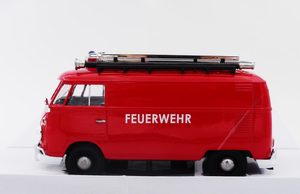 Original VW Modellauto T1 Kasten Feuerwehr 5