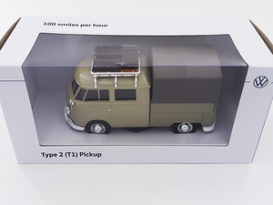 Original VW Modellauto T1 Pickup mit Plane 4