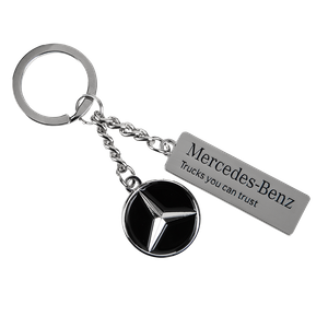 Original Mercedes-Benz Trucks Schlüsselanhänger Keyring - Schwarz & Silber 2