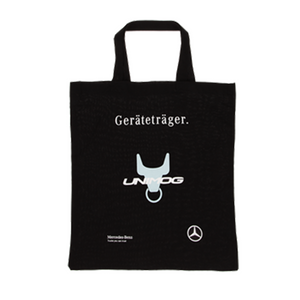Original UNIMOG Einkaufstasche Shopper Tasche groß grau schwarz 1