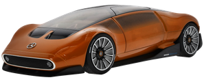 Original Mercedes-Benz Vision One-Eleven orange, NZG, 1:18