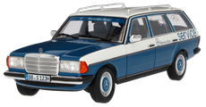 Original Mercedes-Benz 200 T-Modell S123 (1980-1985) blau, Norev, 1:18
