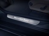 Original Mercedes-Benz Wechselcover für beleuchtete Einstiegsleiste Edelstahl, silberfarben