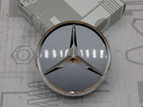 Mercedes Radnabendeckel Grau Himalaya 70 mm
