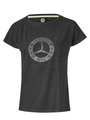 Mercedes-Benz Damen T-Shirt, Kristallstern - Größe XS