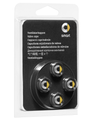 Original SMART Ventilzierkappen 4er Set Ventildeckel Ventilkappen Chrom