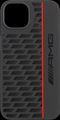 Original Mercedes-AMG Hülle für iPhone® 14 schwarz rot Silikon -