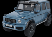 Original Mercedes-AMG G 63 4x4², vintageblau, NZG, 1:12 Modellfahrzeug