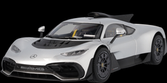Original Mercedes-Benz NZG 1:18 Mercedes-AMG ONE C298 Modellauto hightechsilber