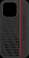 Original Mercedes-AMG Hülle für iPhone® 14 Pro schwarz rot Silikon -
