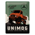 Original UNIMOG Blechschild gewölbt 30x40cm Retro Nostalgie Vintage Geschenk