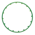 Alufelgen Schutzringe RIM RINGZ™, grün, 17'', 4 Stück, inkl. 2 teiligem Montagewerkzeug
