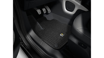 Mercedes-Benz Ripsmatten, 2-tlg. Satz, smart fortwo 453, gesticktes Logo