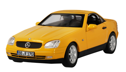 Original Mercedes-Benz SLK 200 Roadster R170 (1996-2000) yellowstone, Norev, 1:18