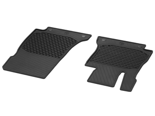 Ganzjahresfußmatte schwarz