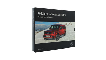 G-Klasse Adventskalender designo hyazinthrot metallic, Franzis Verlag, 1:43