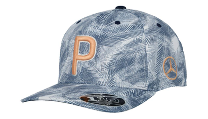 Golf-Cap blau / orange