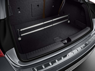 Teleskoprahmen im Kofferraum