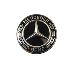 Mercedes-Benz Stern Motorhauben-Emblem, schwarz, C-Klasse W204, W205
