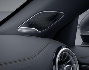 Lautsprecherabdeckung schwarz