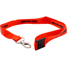 Original Mercedes-Benz AMG Schlüsselband Lanyard rot Nylon