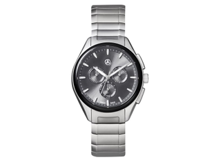 Mercedes-Benz Herren Chronograph Business, schwarz/silber