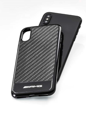 AMG IPhone Hülle, schwarz/carbon