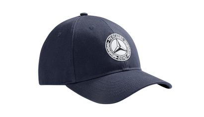 Schwarze Cap mit Mercedes-Benz Logo
