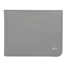 Geldbörse in silber-grau mit Mercedes-Benz-Logo