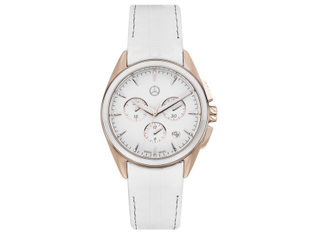 Mercedes-Benz Damen-Chronograph Sport Fashion M3, rosegold/weiß