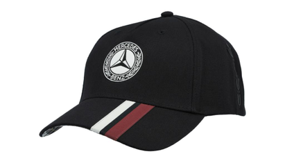 Cap Classic schwarz/weiß/ bordeaux