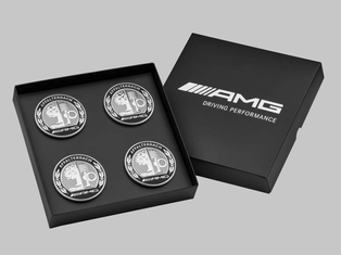 Radnabenabdeckung Box 4er Set, AMG 3D-Logo