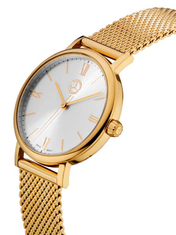 Armbanduhr Classic Lady Roma, gold/silber