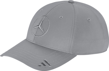 Grau Cap mit Mercedes-Benz Logo