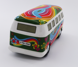 Spardose Flower Power, grün