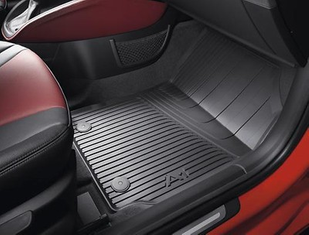 Gummifußmatte schwarz