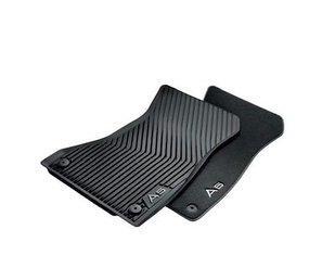 Gummifußmatten schwarz