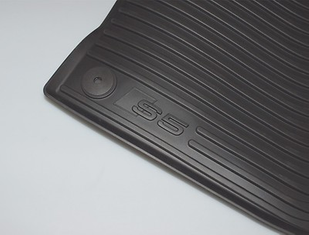 Gummifußmatten schwarz